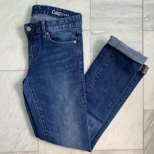 Gap low rise straight jeans